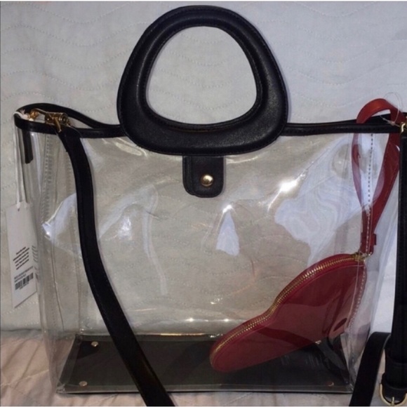 Katy Perry Heart ❤️ Clear Tote 👜 NWT - Picture 6 of 11